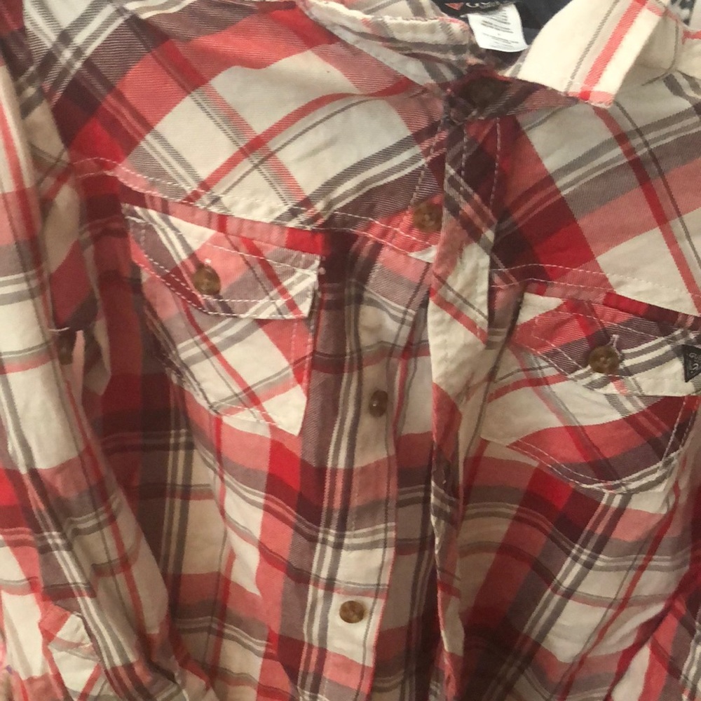 Red & brown boys guess shirt -good condition - Picture 2 of 4